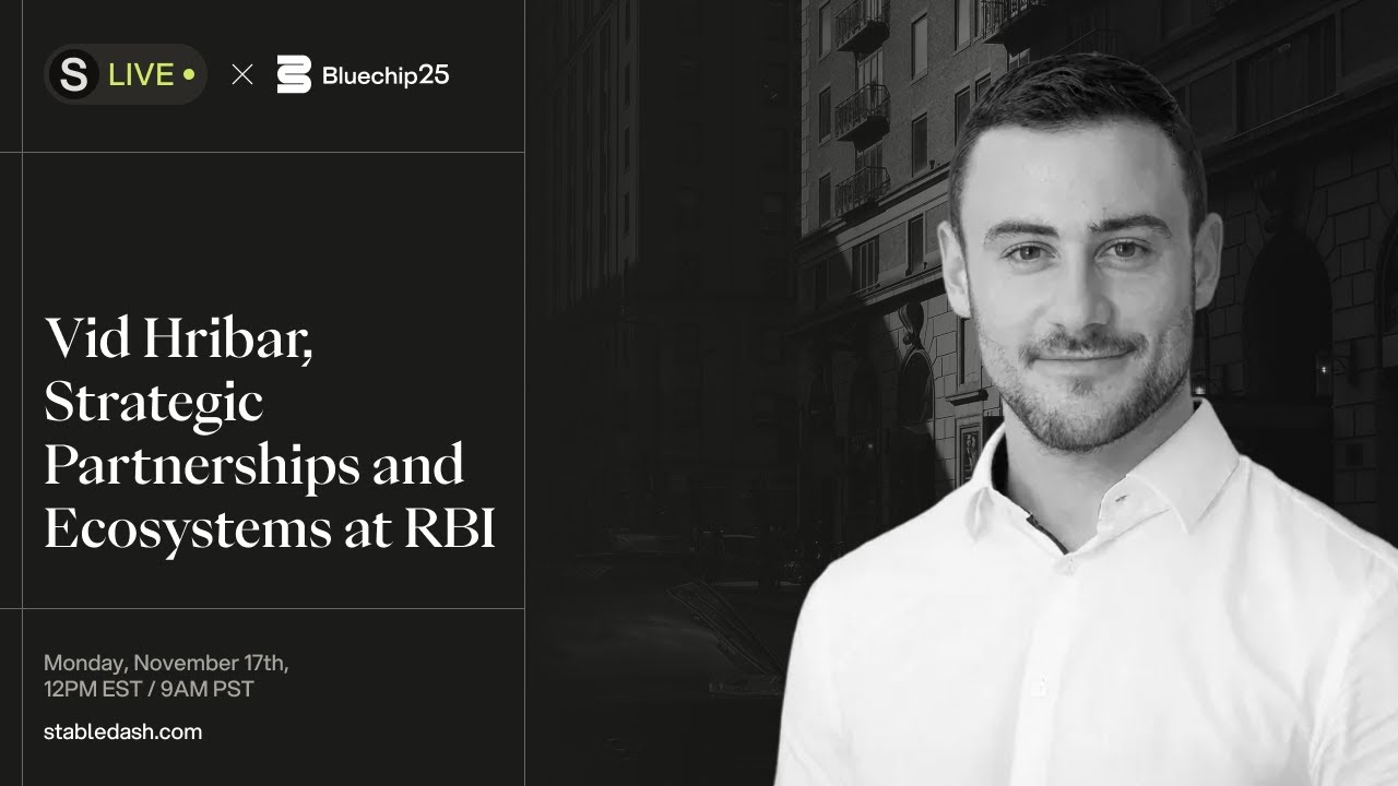 Why 9 European Banks Are Issuing One Euro Stablecoin Together | Vid Hribar, RBI Bank | Bluechip25
