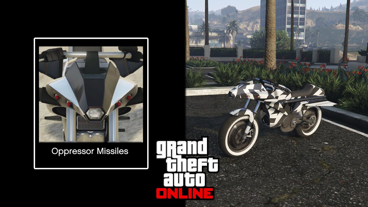 Как разблокировать самонаводящиеся ракеты Oppressor для Oppressor MK1 в GTA Online / Как улучшить...