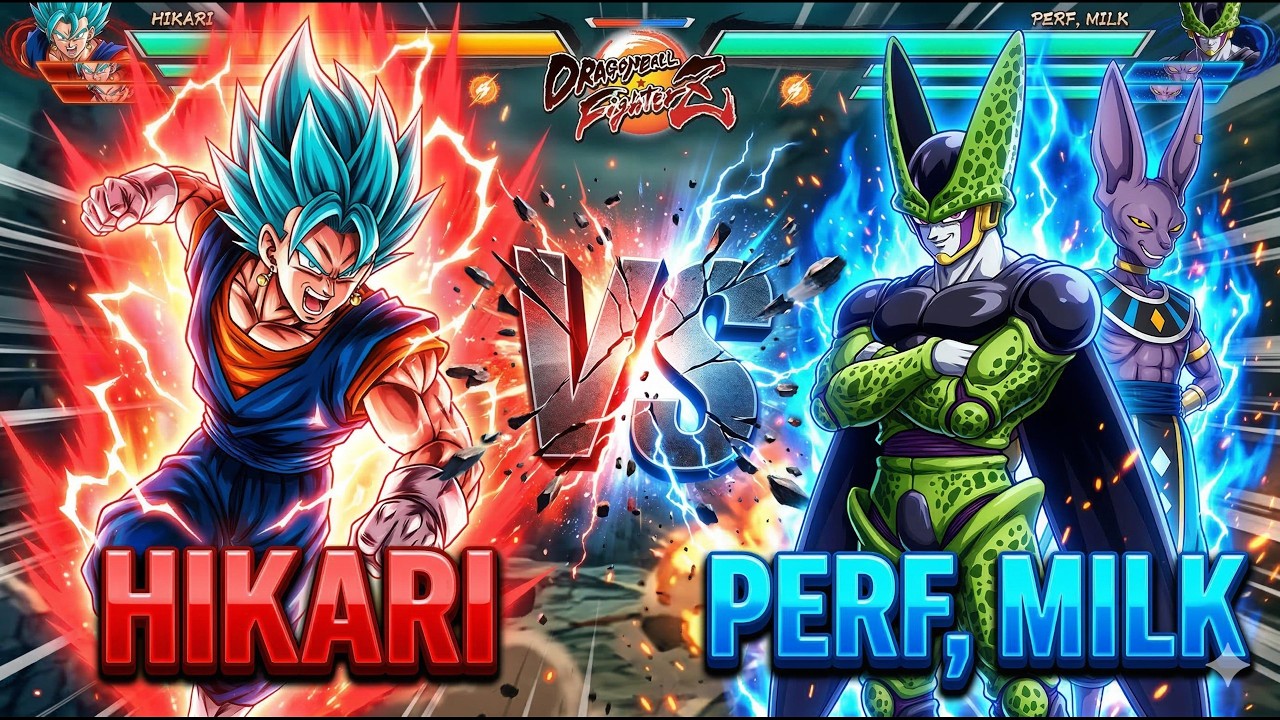 HIKARI RETURNS 🔥 | HIKARI vs PERF, MILK (Dragon Ball FighterZ)