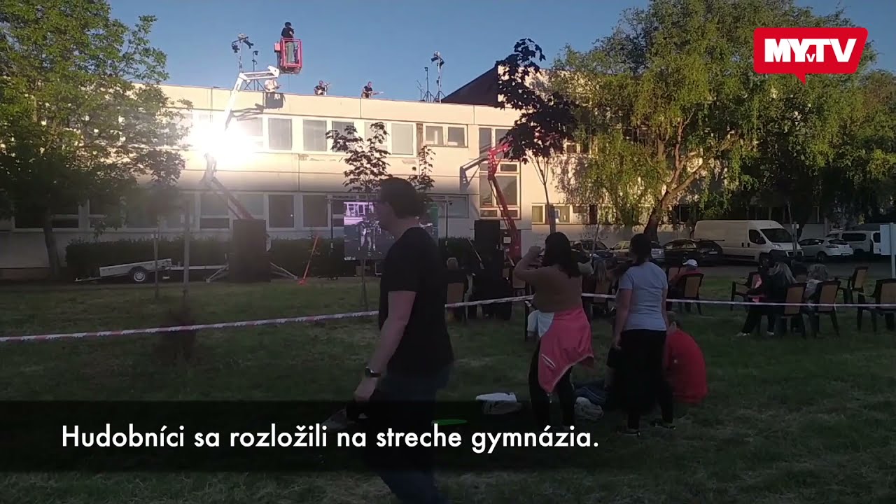 Koncert na streche gymn&aacute;zia