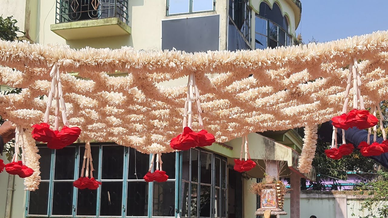 Diy home decors,  housewarmingdecor,  solagarland, pujadecoration, solawoodflowers