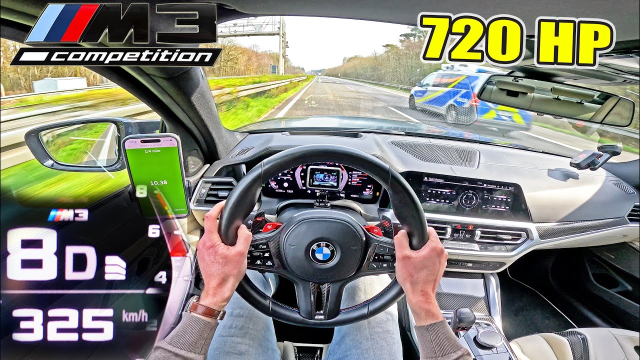325KMH RUN in a BMW M3 G80 *MHD STAGE 2 RON102* is INSANE