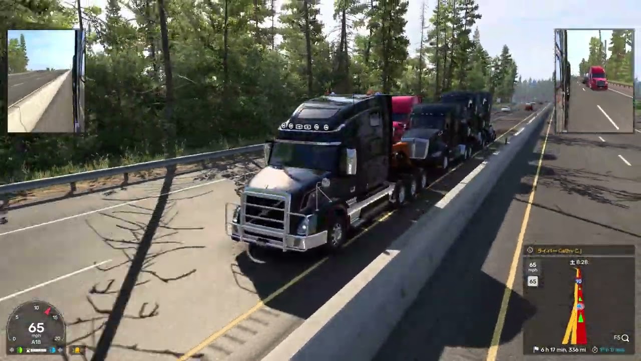American Truck Simulator　ミズーラ～シアトル 474mile