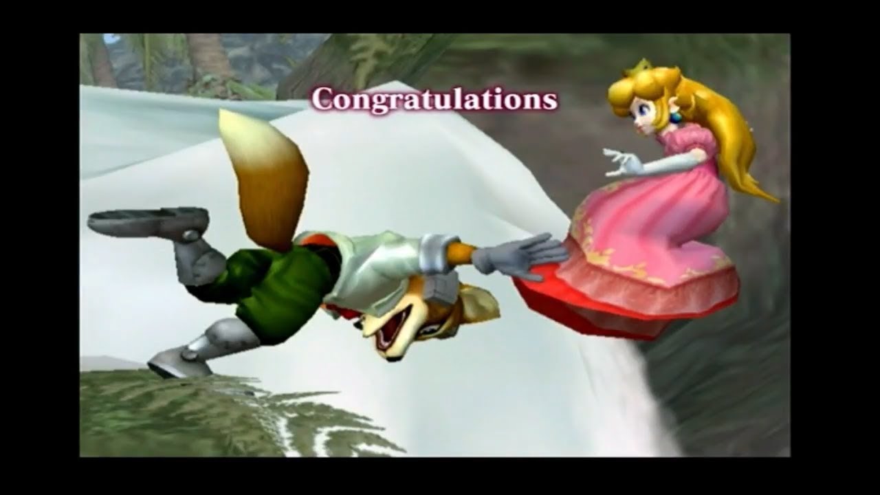 Super Smash Bros Melee - Peach - Classic Mode (Very Hard)