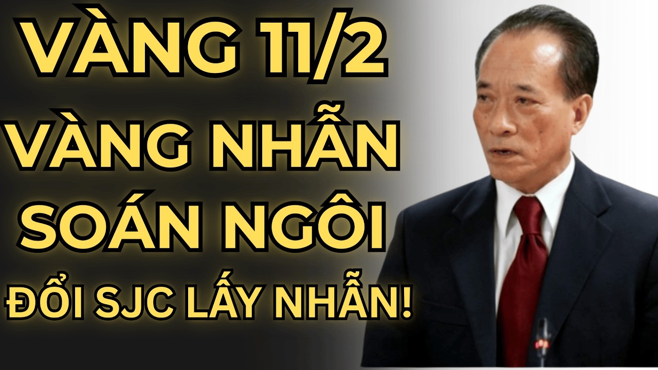 Thị Trường Vàng 11/02: Khi Vàng Nhẫn Đuổi Sát Nút Vàng Miếng!