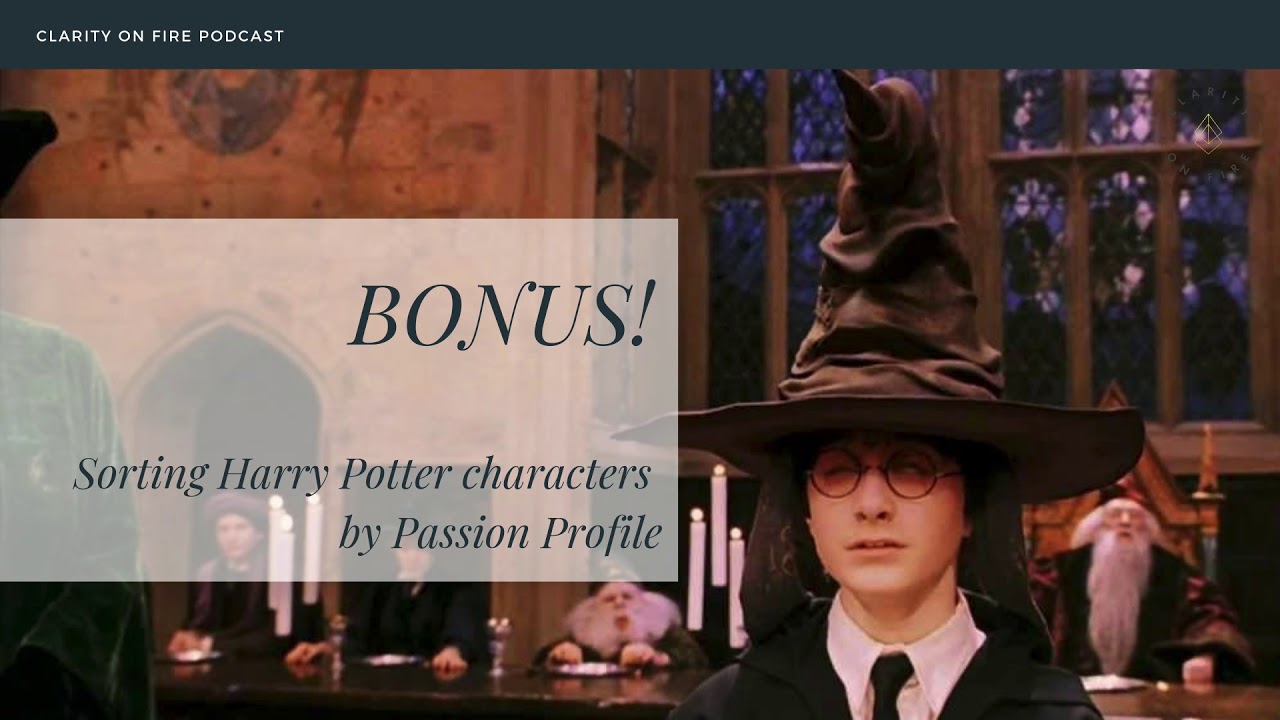 Sorting Harry Potter characters by Passion Profile