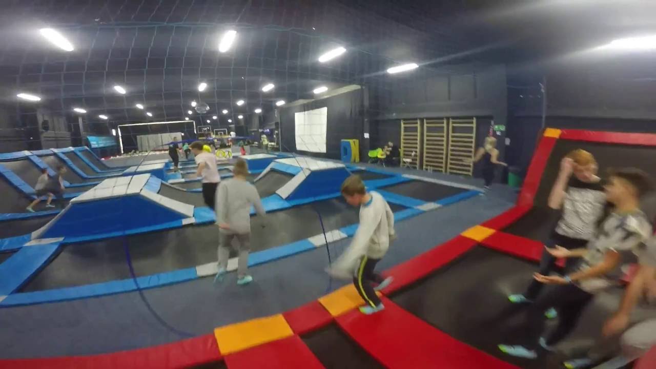 Skokoloco Park Trampolin Zielona Góra #odskocznia  (GoPro)