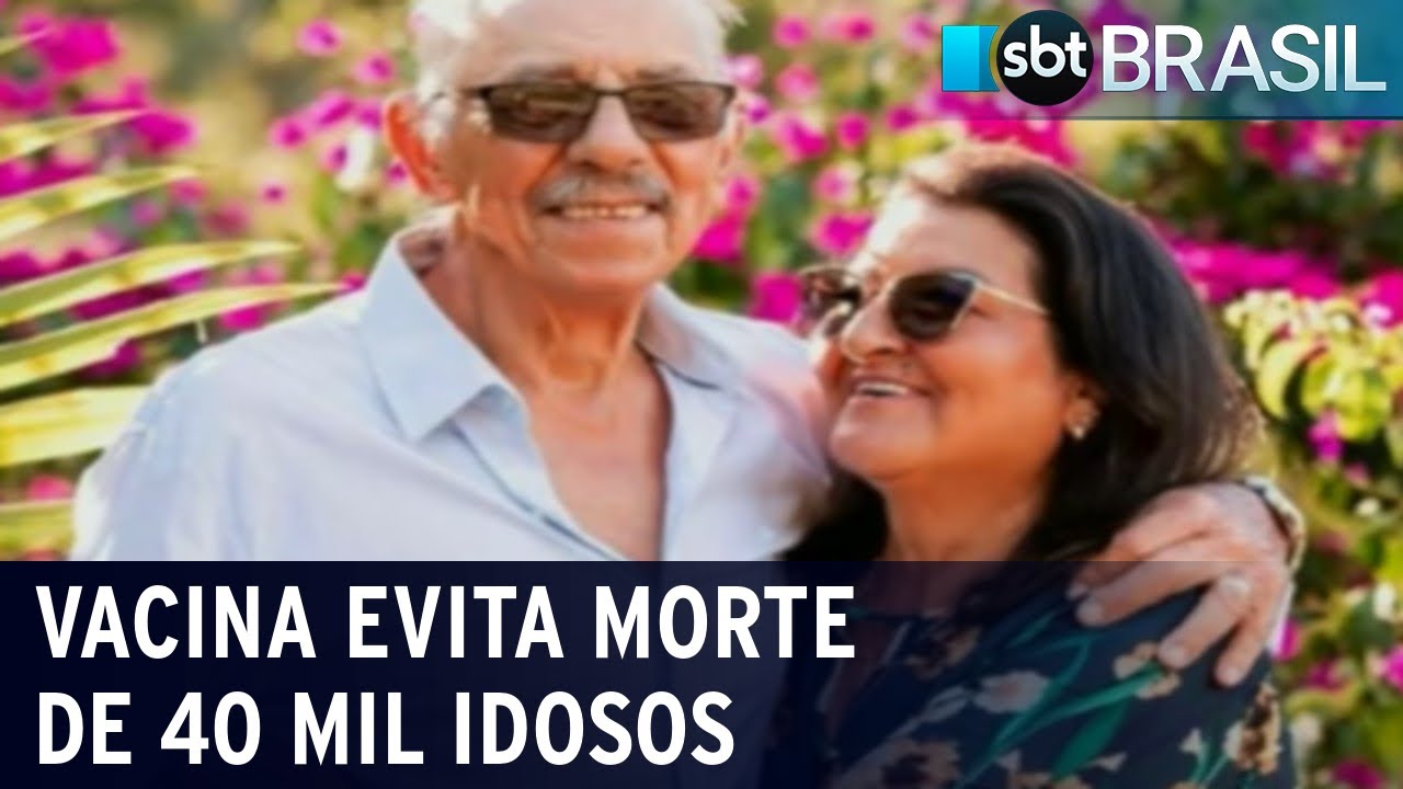 Vacinação contra covid evita mortes de mais de 40 mil idosos no País | SBT Brasil (18/06/21)