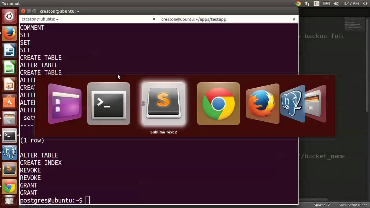 Basic Postgresql Backup and Restore