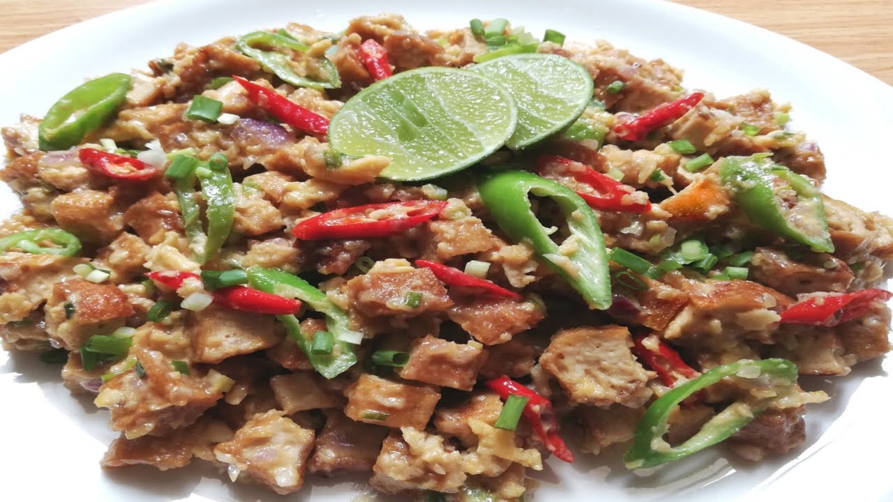 TOFU SISIG WITH EGG / HOW TO COOK TOFU SISIG