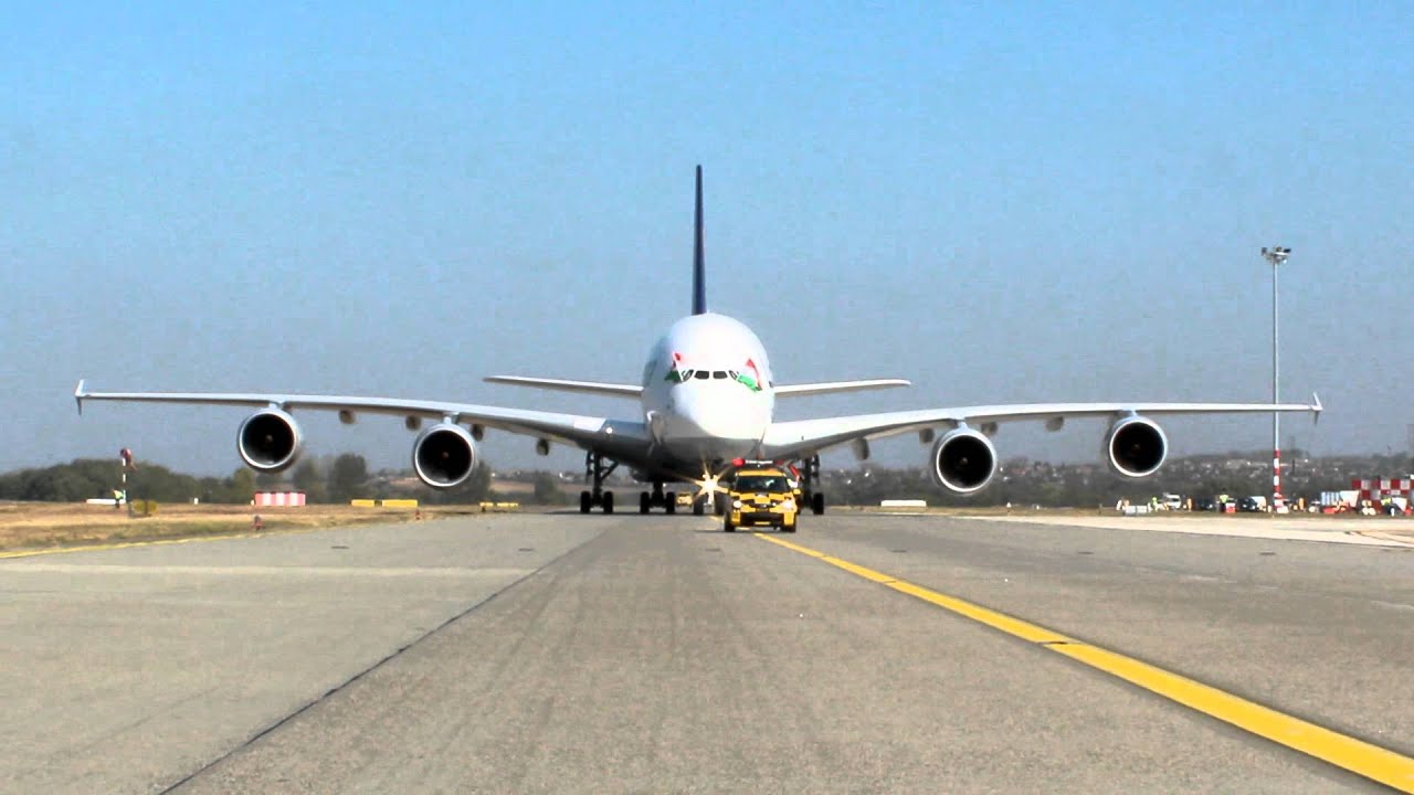 Lufthansa A380 (D-AIMF) first visit at Ferihegy