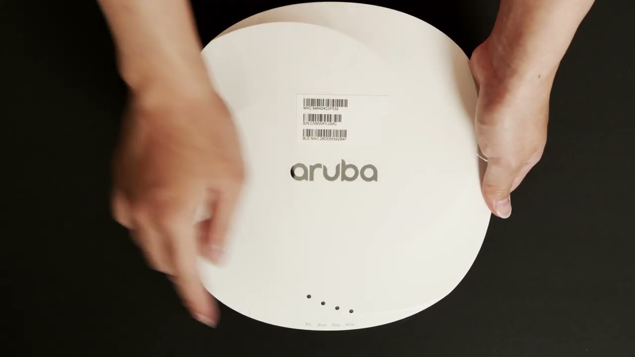 Распаковка Aruba AP-635 (Wi-Fi 6E)