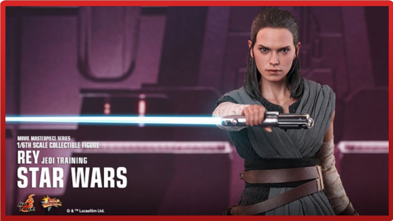 STAR WARS Rey Jedi Training - Hot toys - UNBOXING