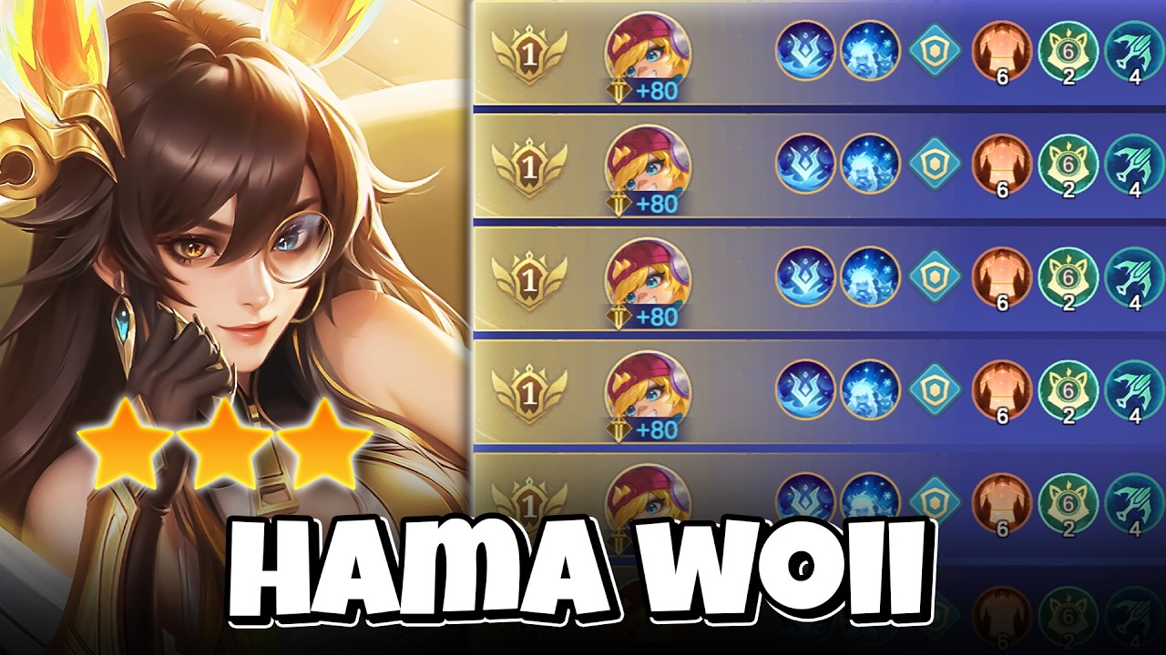 MAIN POPOL + COMBO TOP GLOBAL = HAMA SESUNGGUHNYA!! MAGIC CHESS GO GO
