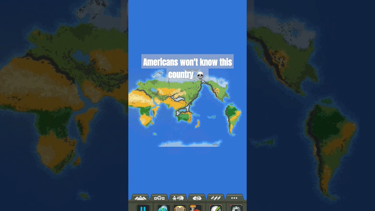 only Americans won't know this country 💀 😕 #worldbox #superworldbox #asia #america #shorts