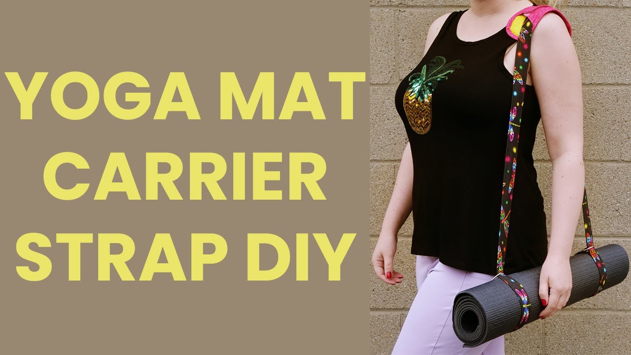 Yoga Mat Carrier Strap DIY
