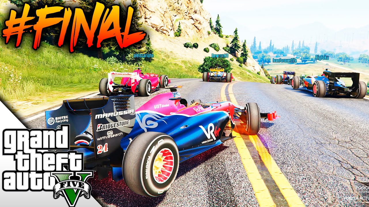 CARRERA #FINAL | SUPER CAMPEONATO YOUTUBER DE F1 EN GTA V | BraxXter