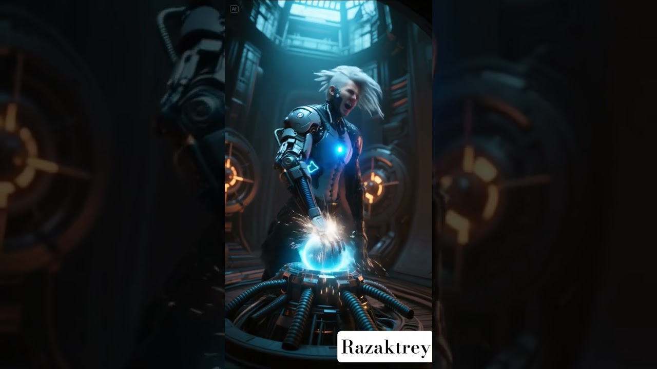 futuristic Raijin 1#shorts #videos #ai #money #mythology  #trending #midjourney #gaming #comics