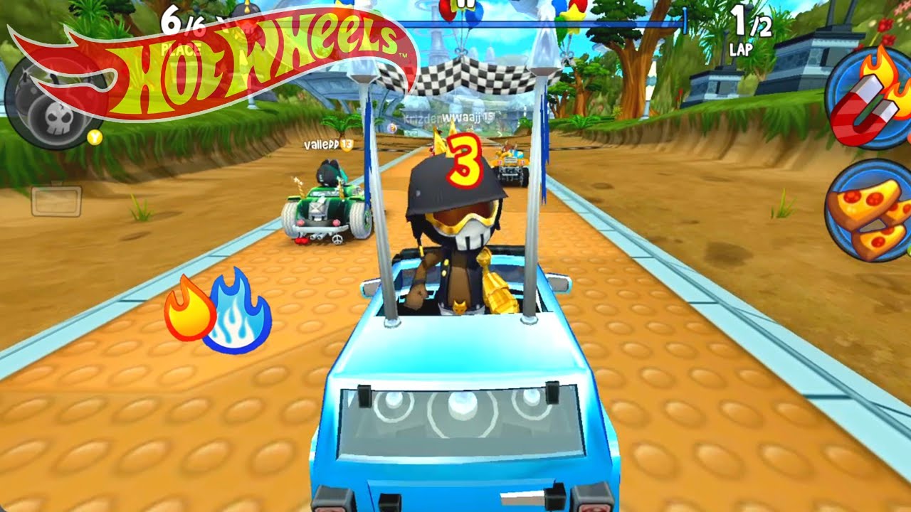 Hot Wheels Challenge 12! Police Monsters⚡️Beach Buggy Racing 2