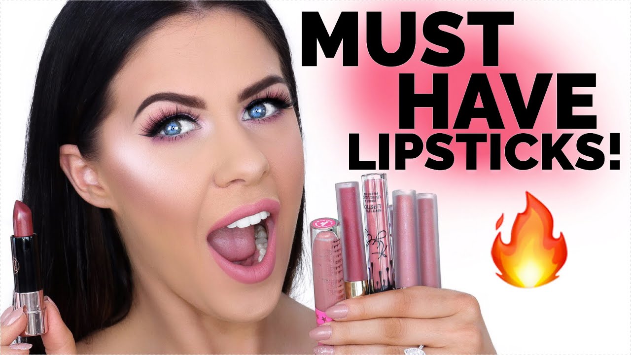 MUST HAVE LIPSTICKS!! | BEAUTY FAVORITES 2017