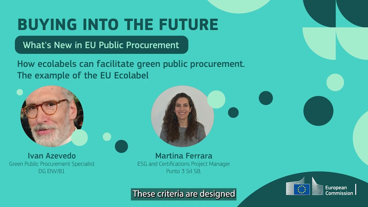 How ecolabels can facilitate green public procurement. The example of the EU Ecolabel.