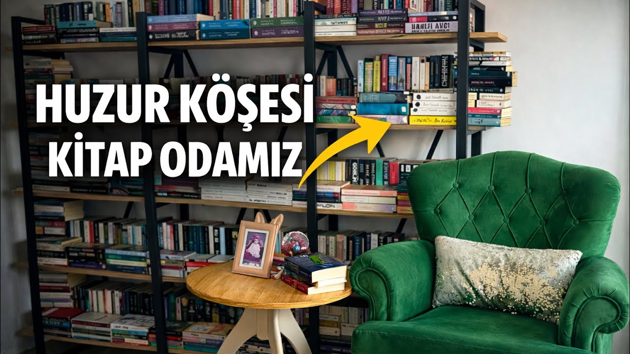 Evimde Gerçek Bir Kütüphane Var  📚 1000+ Kitap Nasıl Sığdırılır? #kitaplıkturu #keşfet 