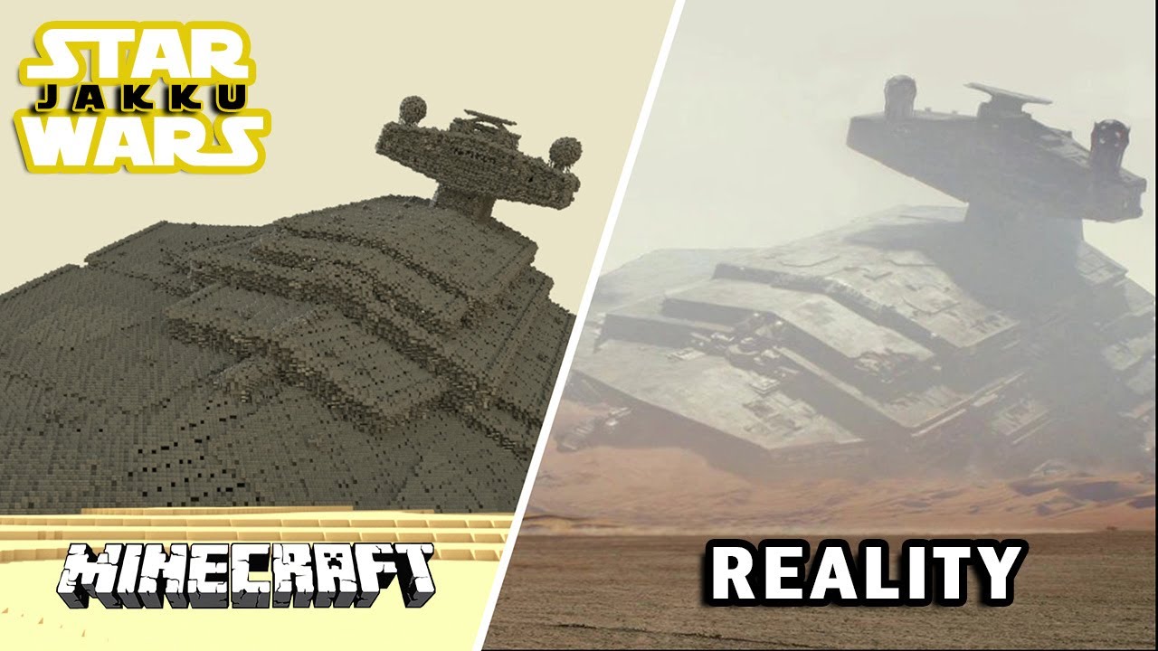 Jakku The Force Awakens_Minecraft Timelapse