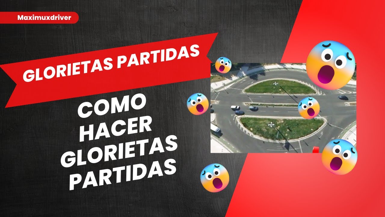 Como hacer glorietas partidas/acondicionamientos