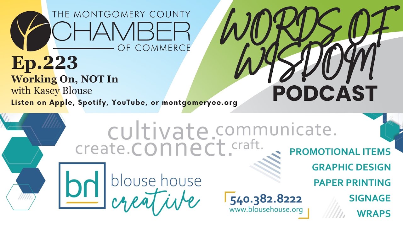Words of Wisdom Podcast Ep.223: Working On, NOT In w/ Kasey Blouse