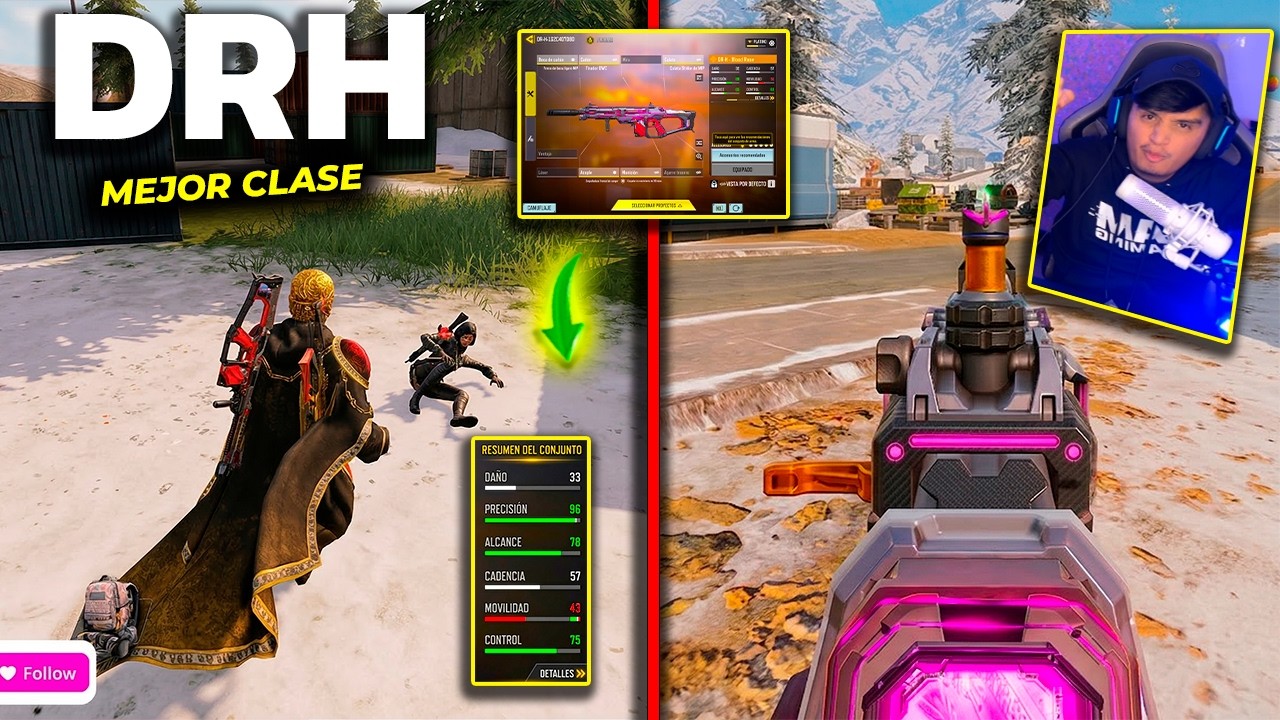 DRH lenta… pero destruye 😳 | COD MOBILE