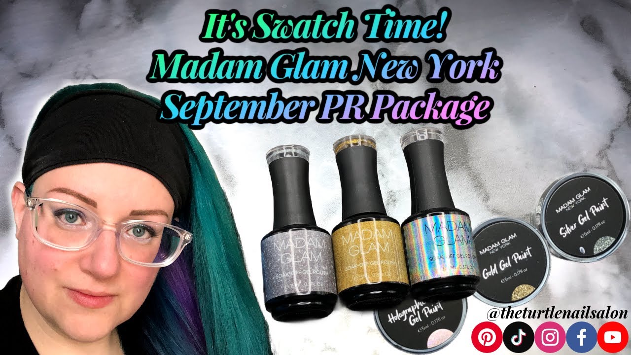 It's Swatch Time!  Madam Glam New York September PR Package
