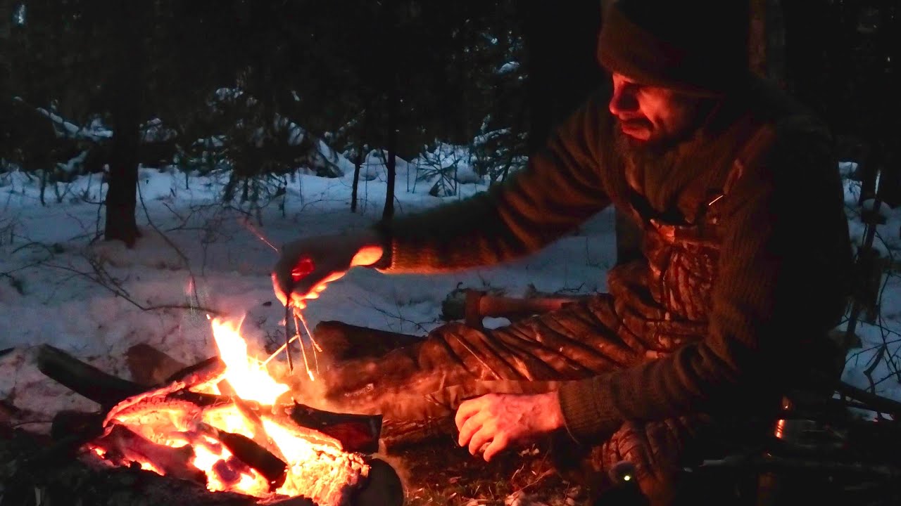 Alleine im Wald an der Grenze zu Russland