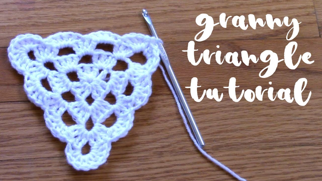 Granny Triangle Pattern // Beginner Friendly Crochet