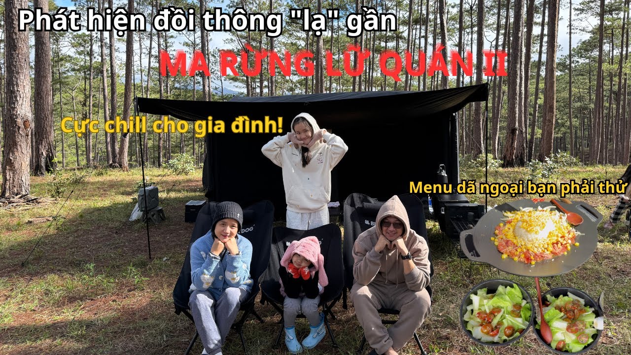 Địa Điểm Cắm Trại Mới Gần Ma Rừng Lữ Quán 2 | 3 Ngày Trên Đồi Thông Lạ