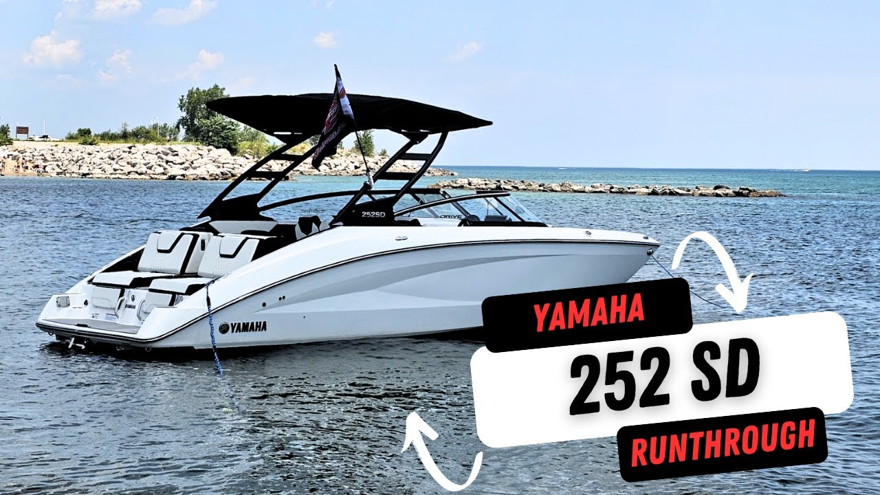 2025 Yamaha | 252 SD Twin Engine Jet Boat | Full Walk-around & Review