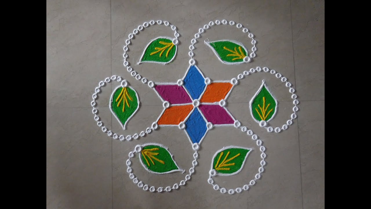 Dot's Rangoli Design 7 by 4(NEW)