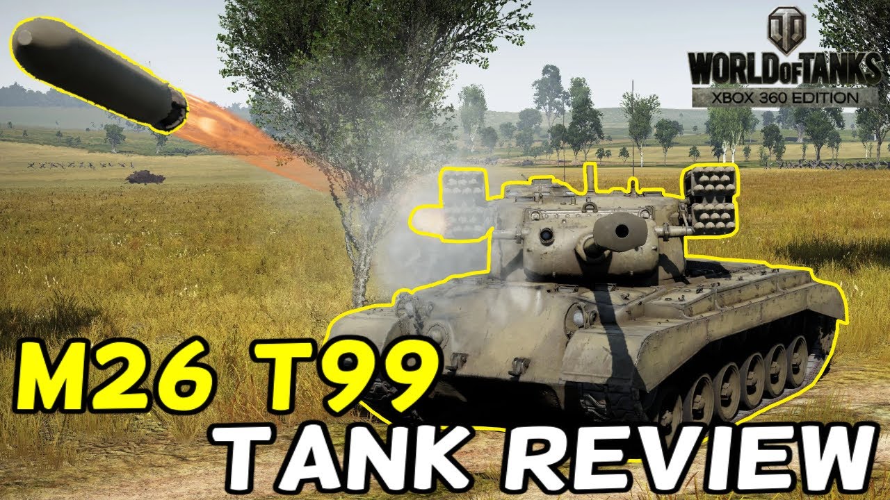 Ракета Першинг || Обзор танка M26 T99