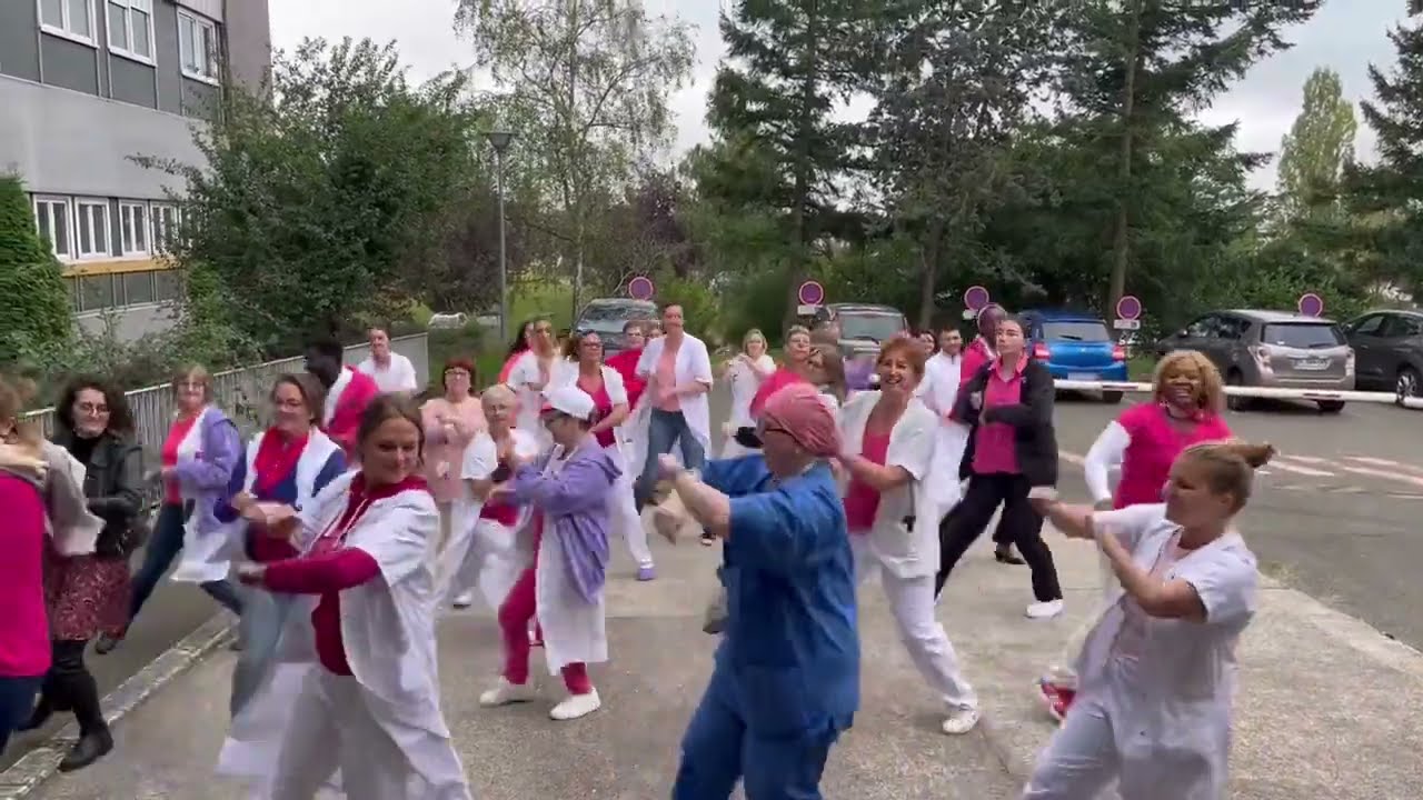 Le Flashmob d'Octobre Rose