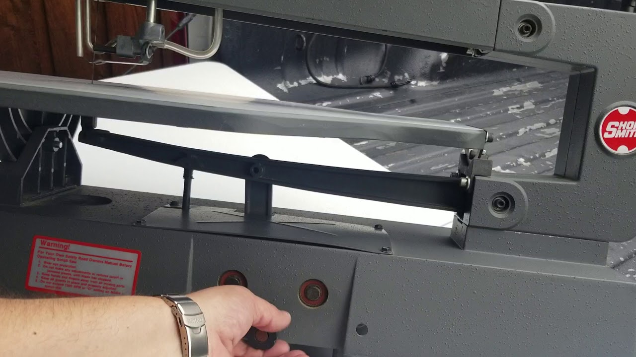 Shopsmith scroll saw attachment