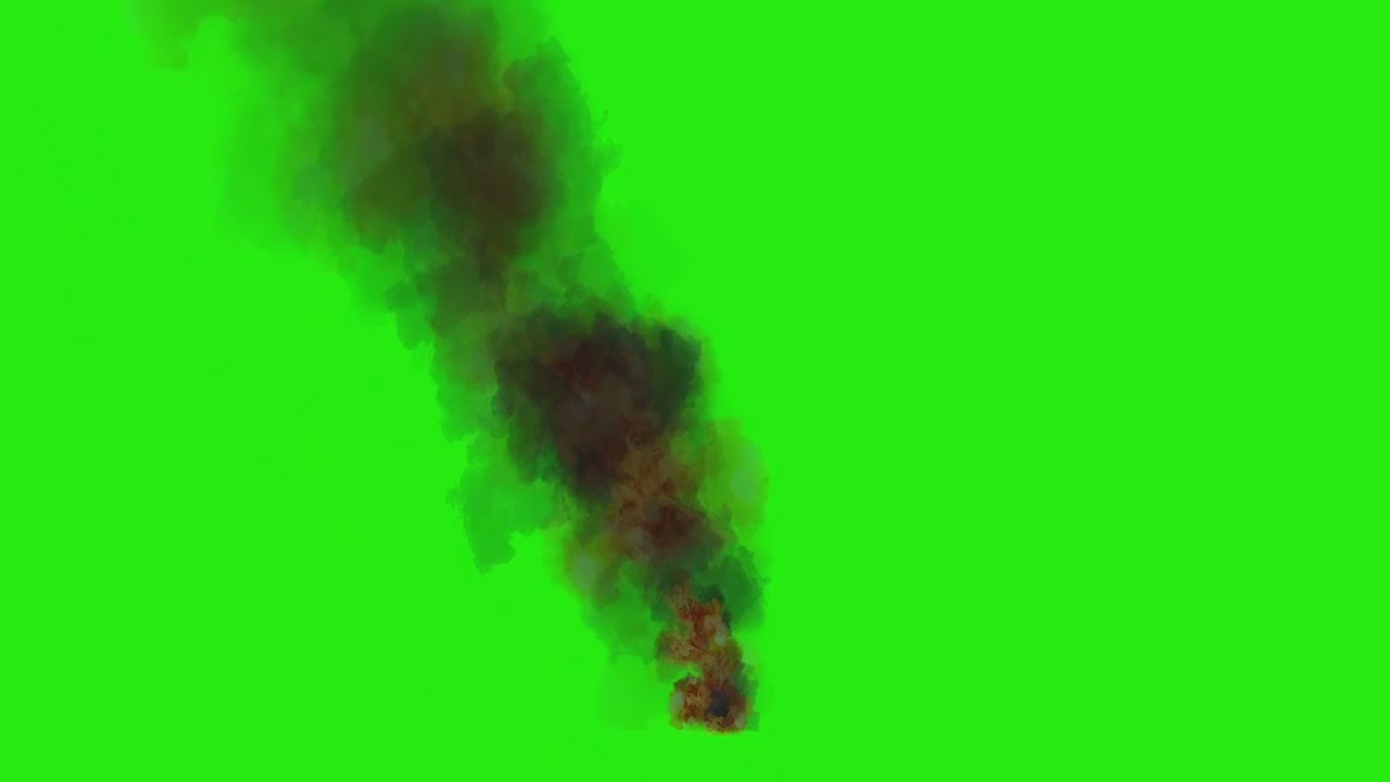 Lifting Smoke Trail Effect [GREEN SCREEN]