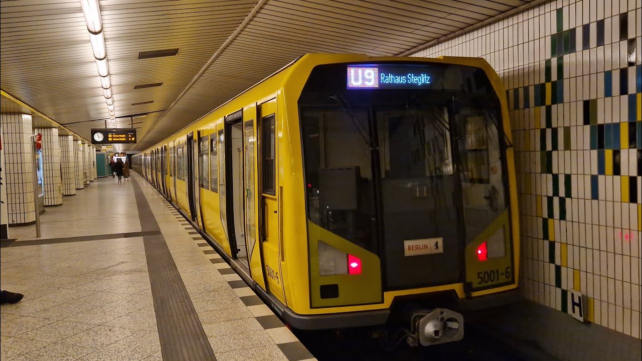 U-Bahn Berlin | Mitfahrt in der U9 von Osloer Straße bis Spichernstraße im H95 5001-6