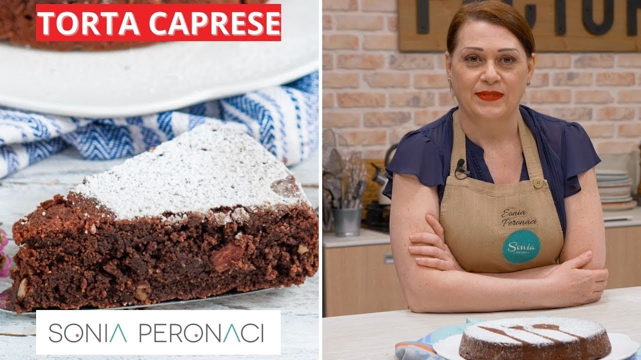 Шоколадный торт капрезе, оригинальный рецепт - Sonia Peronaci
