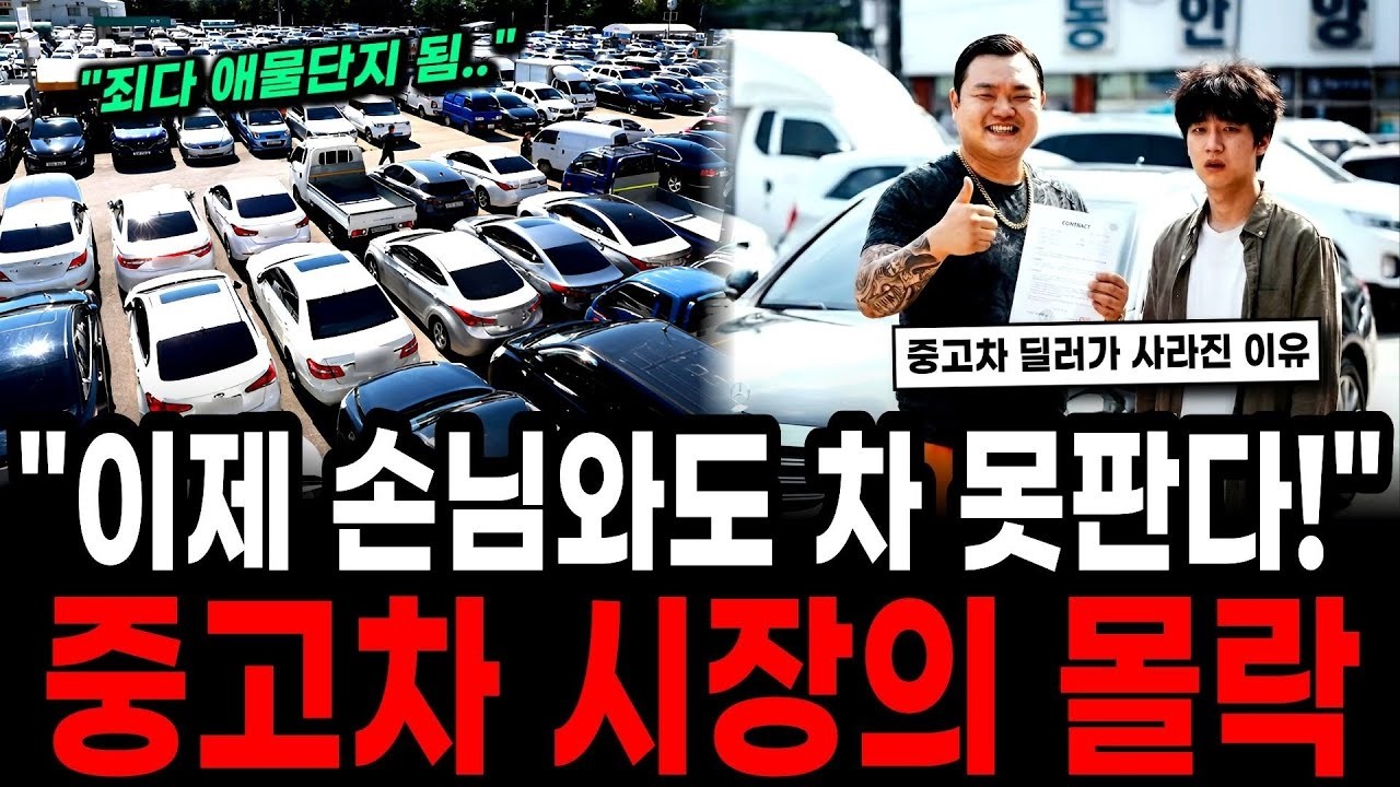 “쥐새끼 한 마리도 없다”… 중고차 매매단지 붕괴, 밥줄 끊긴 중고차 시장의 몰락