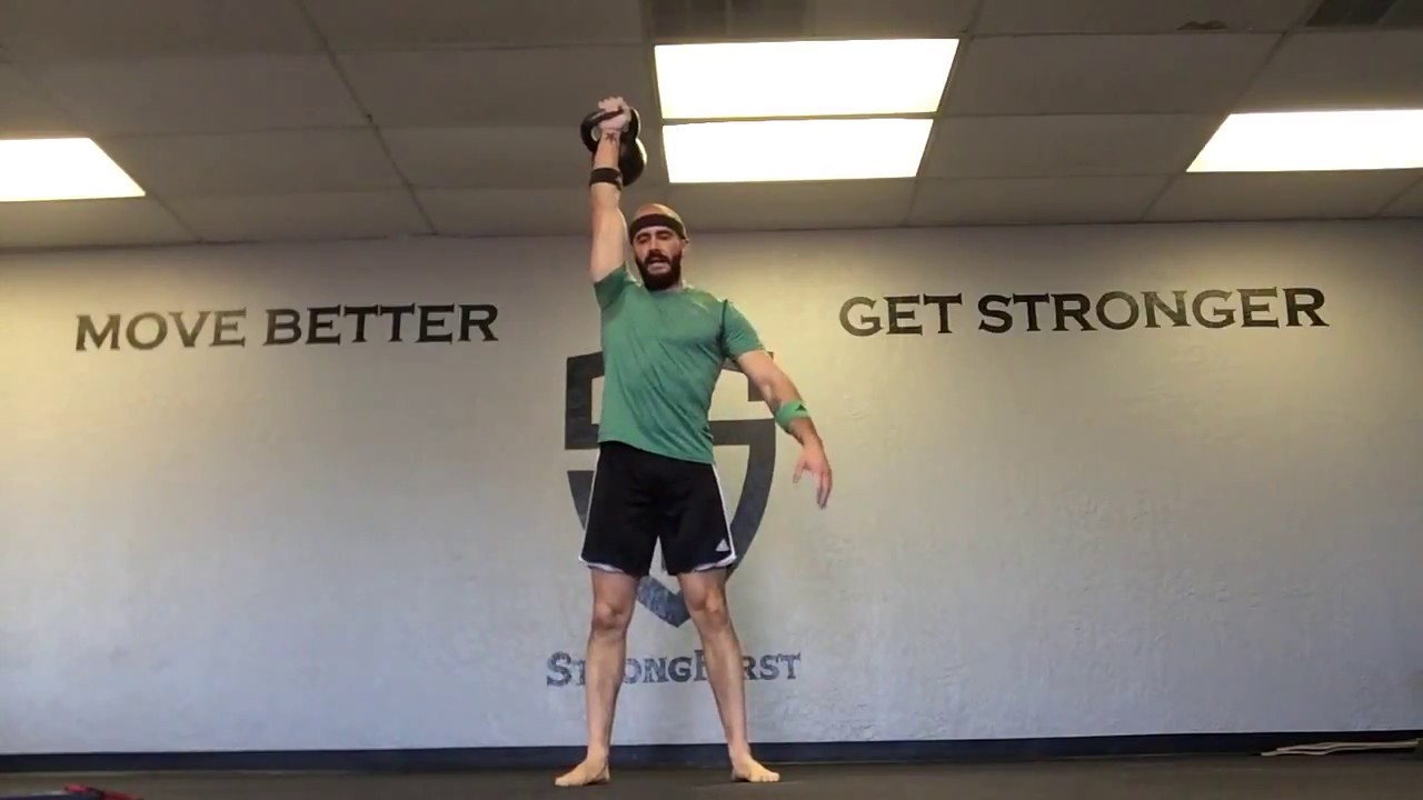 SFG Snatch Test. 24kg 100 in 