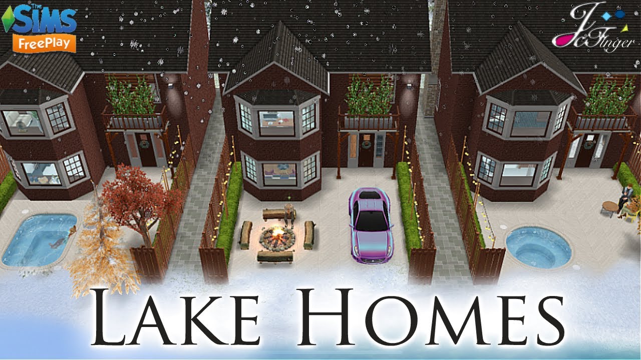 Sims FreePlay 🎄⛄️| CHRISTMAS LAKE HOMES |☃️🎄 By Joy.