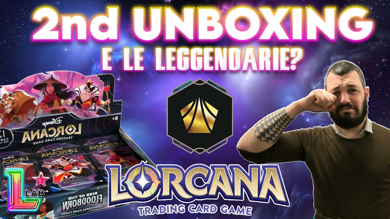 UNBOXING RISE OF THE FLOODBORN- 2ND! MANCA QUALCOSA? #lorcanalab #lorcana #ita