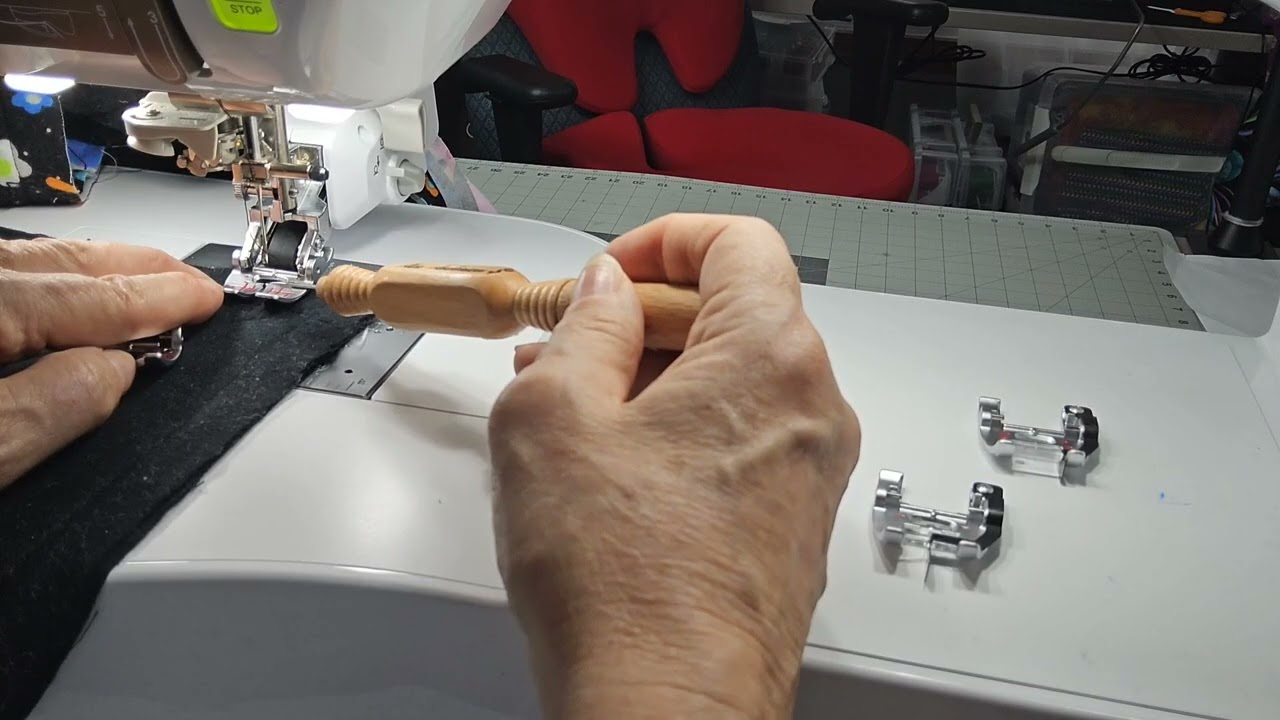 Babylock Solaris 3 (Vision) Journey — как настроить двойную подачу/Компактная цифровая лапка с дв...