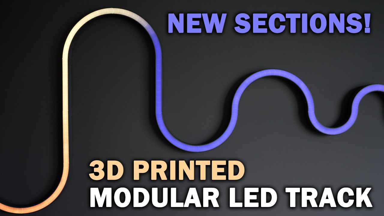 Эта система освещения, напечатанная на 3D-принтере, просто невероятна.