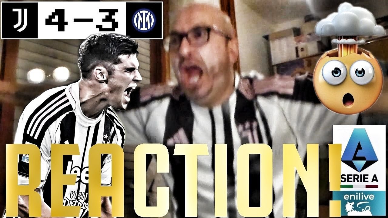 IL DELIRIO CON ADZIC!!! | JUVENTUS Inter 4-3 | THE POSTMAN LIVE REACTION HD!!! SOUND ON!!!