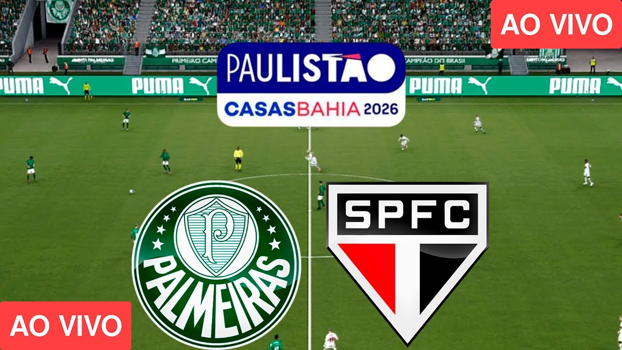 PALMEIRAS X SÃO PAULO | AO VIVO COM IMAGENS DO PAULISTÃO | ASSISTA AGORA | JOGO DE HOJE | PES2021
